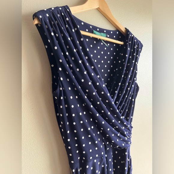 Lauren Ralph Lauren Women’s Mid Navy Blue Dress Size 8 - Picture 5 of 12